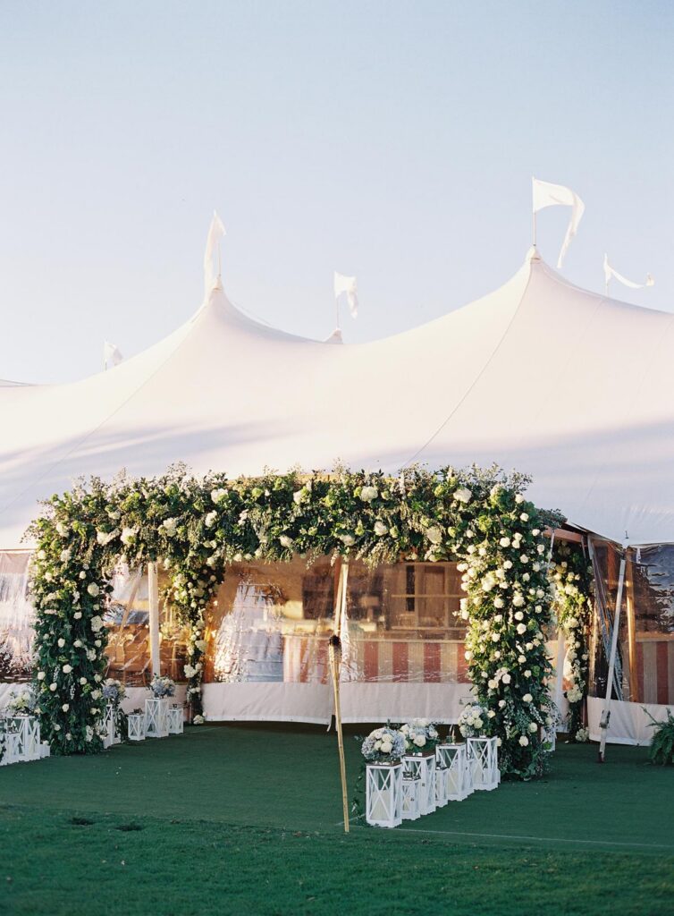 Boca Grande Wedding Arch Tent